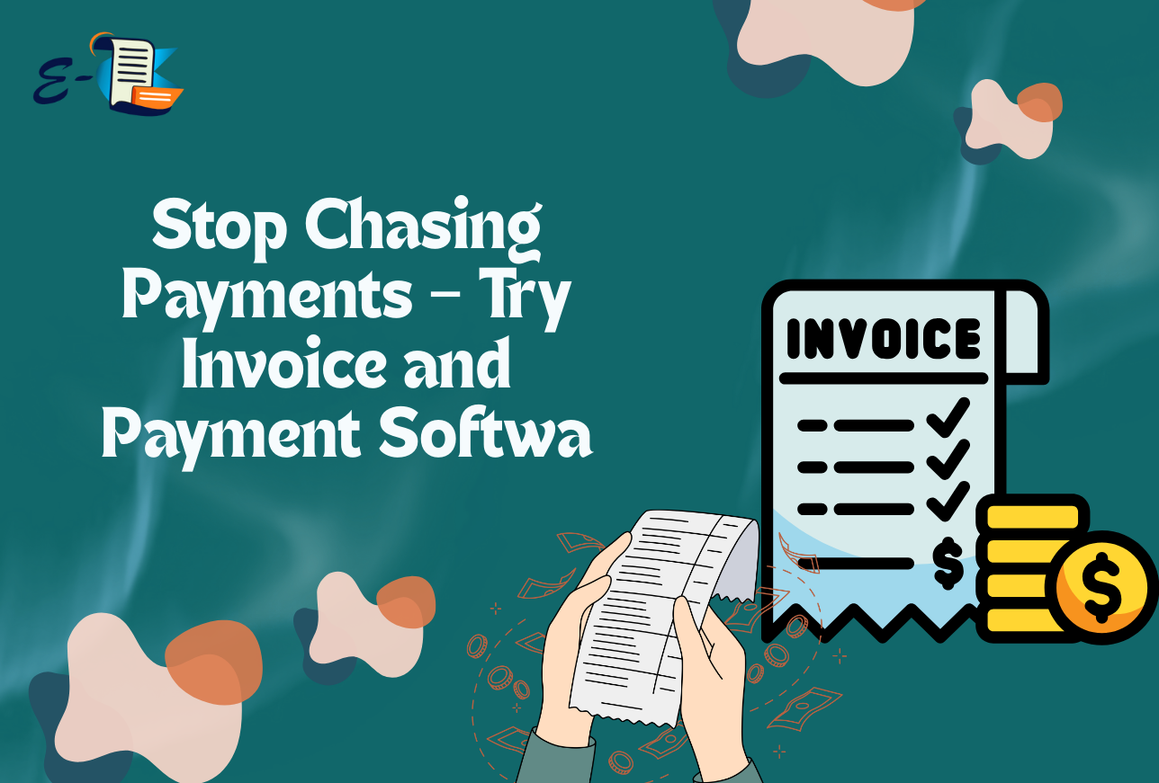 Business owner using invoice and payment software dashboard on laptop to send invoices and track payments online